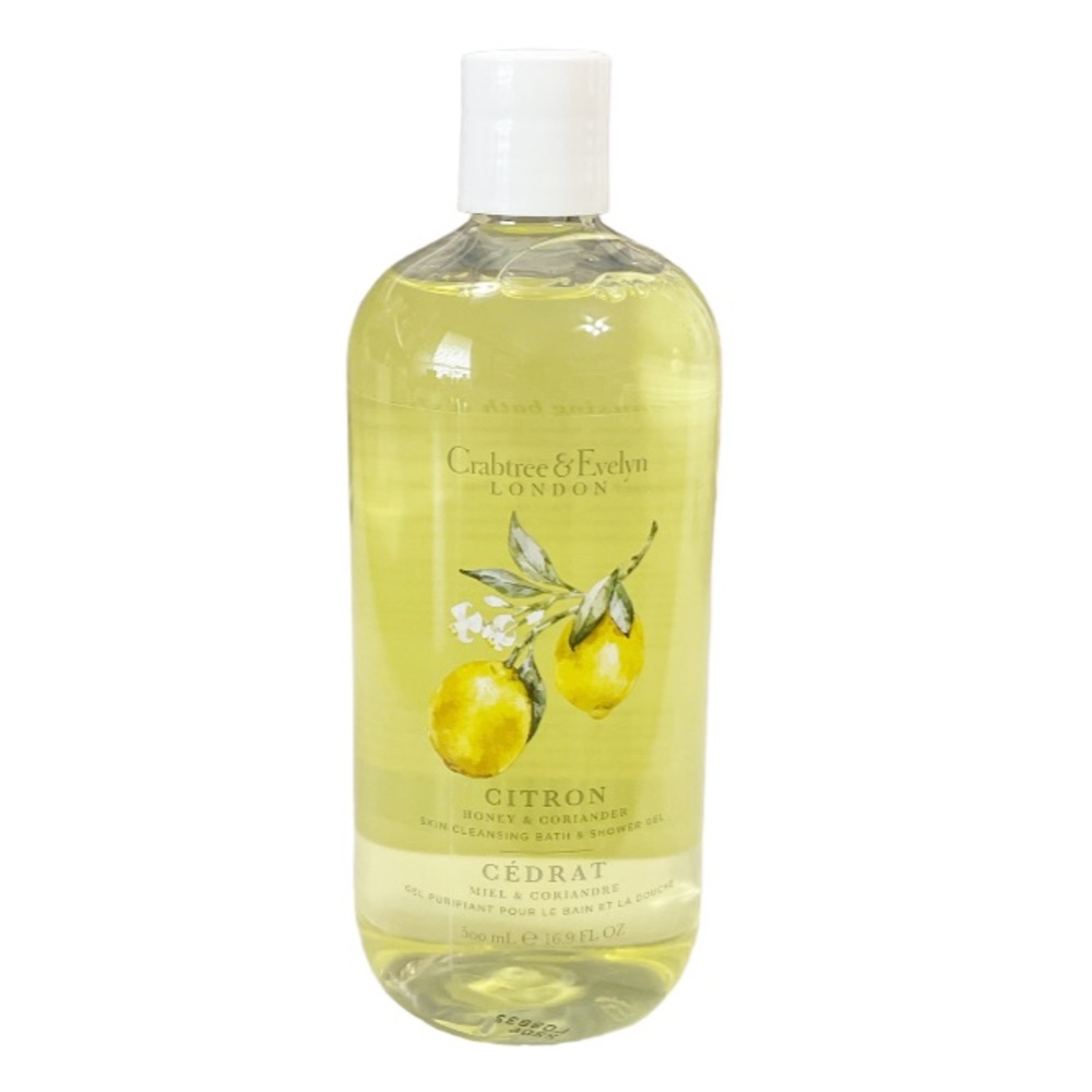 NEW Crabtree & Evelyn CITRON HONEY & CORIANDER Bath & Shower Gel 🍋🛁🍋